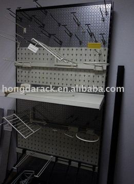 tool rack with perforated back panle RL