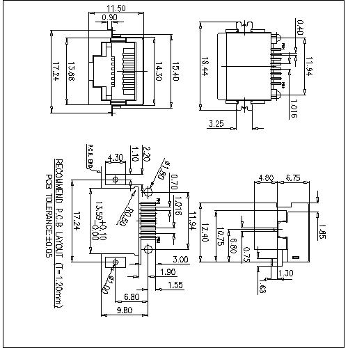 ATRJ5842-8P8C-X-A