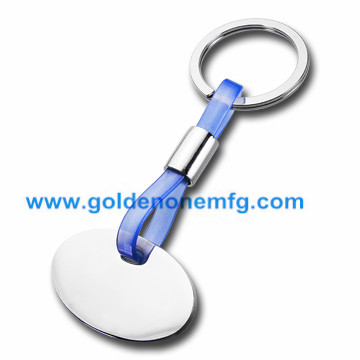 Promotion Blank Metal & Silicone Keychain (MK69)