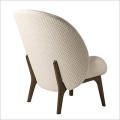 Fauteuil uścisk krzesła przez solidną drewnianą ramę
