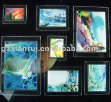 crystal advertising sign