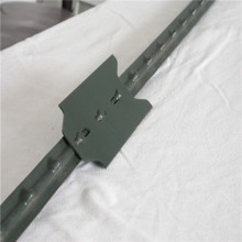 Free samples metal studded T bar fence post