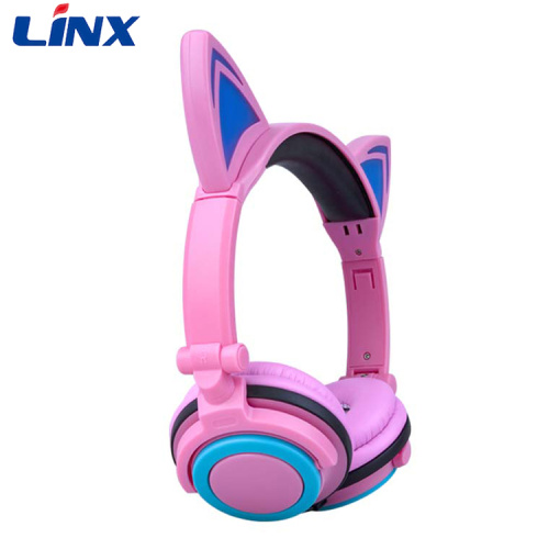 Linx LED light Cat Ear Headphone Shenzhen fones de ouvido