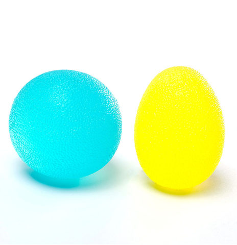 Attrezzatura per impugnatura a forma di uovo per l'esercizio