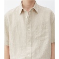 Men's Cotton Linen Shirt Top