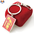 Wholesale metal hotel room keychain custom