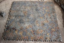 slate water jet fish mosaic patterns