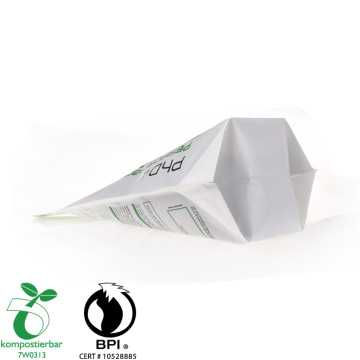 Bolsa de semillas de pie sostenible con cremallera reciclable