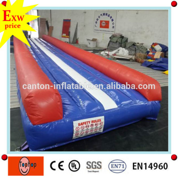 guangzhou manufacturer best quality inflatable gymnastics mats water floating air tumbling mat for sale