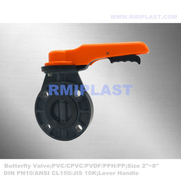 PVC Butterfly Valve Lever Din PN10