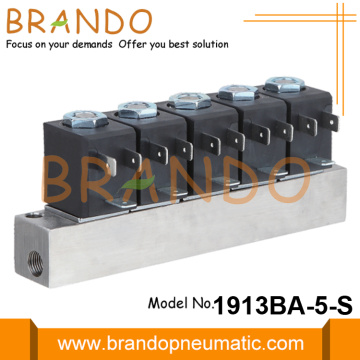 1/8&#39;&#39; 1/4&#39;&#39; Manifold Montajlı Paslanmaz Çelik Solenoid Valf