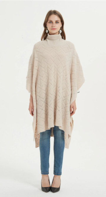 pure cashmere women poncho