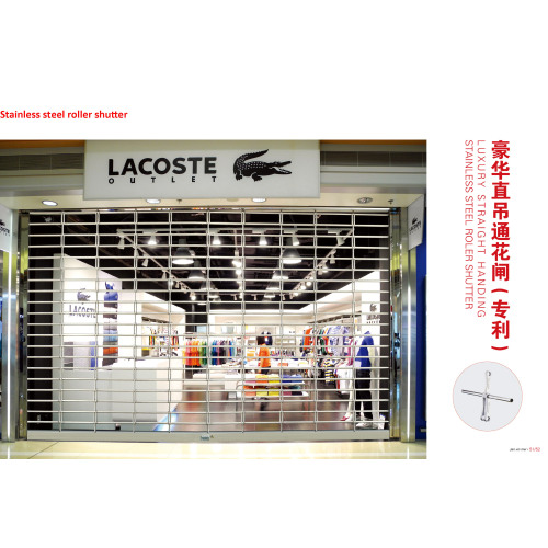 Transparent Commercial Roll up Shop Door