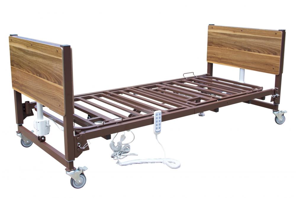 Convenient medical folding hospital bed