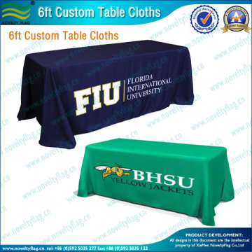 Trade show polyester sublimation printed table cover