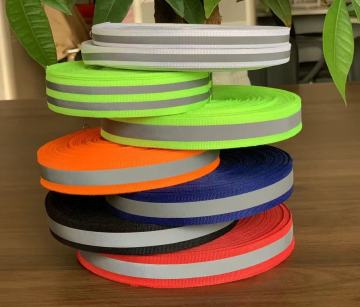 High-Visibility Polyester Reflective Webbing