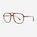 Double bridge Acetate unisex optical frame