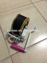 600-3000lbs hand winch with strap/cable/gear winch