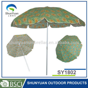 standard size advertising outdoor china beach umbrella