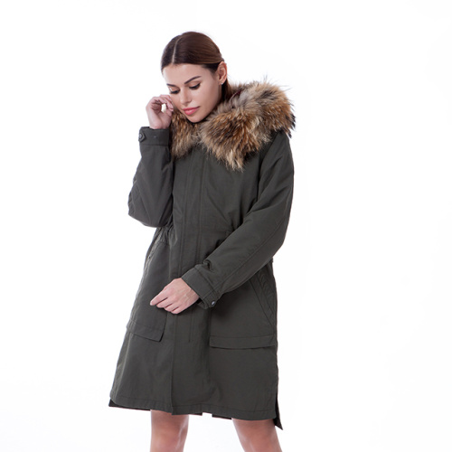 Army green color winter outwear