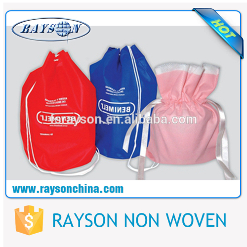 Cheap Custom Printing Foldable Non Woven Drawstring Bag