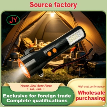 Powerful LED Work Flashlight with Seatbelt Cutter