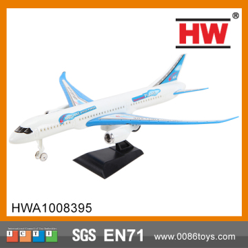 26cm plastic pull back air plane model toy