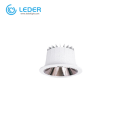 LEDER Round Shape White 10W LED Downlight