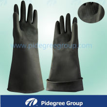 Heavy Duty High Risk Gloves Black With Natural Pigmented Latex