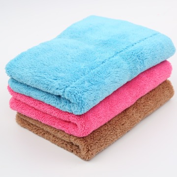 pet products coral fleece fabrics mini duster wiping towels