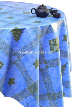 Xmas design Vinyl table cloth / vinyl oilproof tablecloths / christmas patten table cloth