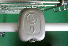 2016 hot-sell supermarket shopping cart lock/ New design coin lock for shop cart