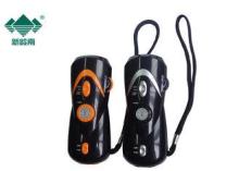 Hand Crank Dynamo Flashlight Emergency Torch Radio For Supe