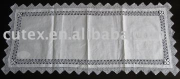 handmade crocheted cotton tablecloth