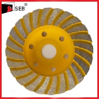 Diamond cup wheel grinder