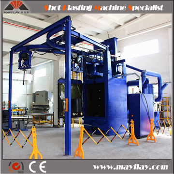 Double Hangers Automatic Grit Blast Machine / Shot Peening Machine
