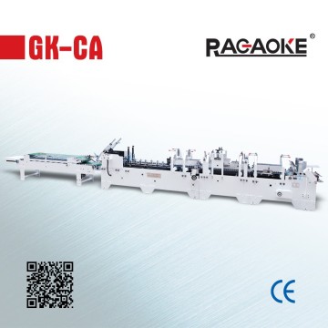 GK-780CA Edge Folder Machine Gluer Machine With Bottom Lock
