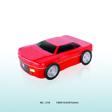Car shaped tin box