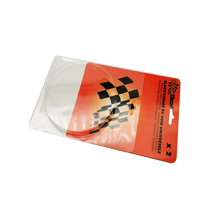 Custom Clear Plastic Slip-Blister-Einsatz-Kartenverpackung