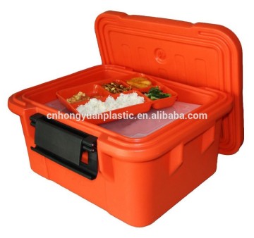 Hot selling cool insulation food container/ plastic cool insulation container for food