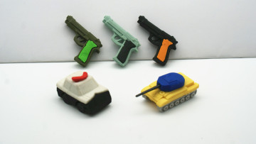 Weapons of War 3D Eraser Series