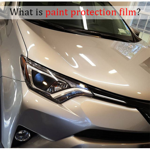 Película anti-rayas de protección de pintura