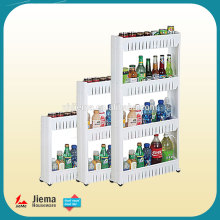 Multi-layer removable plastic storage racks kitchen shelf children's toys shelf bathroom shelf slit shelves plastic debris rack