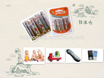 alkaline battery LR6 AA