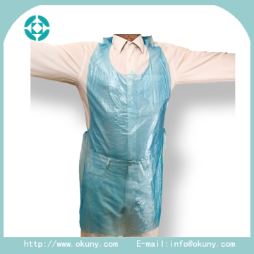 Disposable cheap manufacturer high quality for women ldpe/hdpe aprons