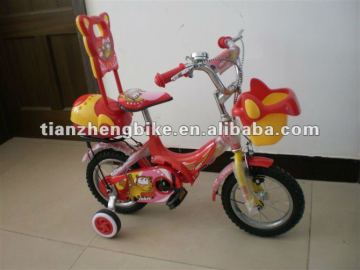 Bicycle With Back Carrier Front Box Bike for Kids Girls Red Bicycle