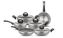 Marble Coating Auminum Non-stick Coating Cookware Set