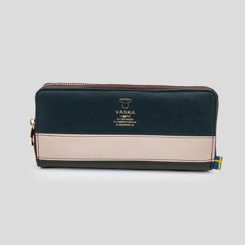 dompet wanita hijau bahan pu