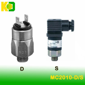 Water pressure switch oil pressure