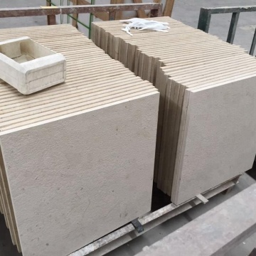 tumbled white limestone